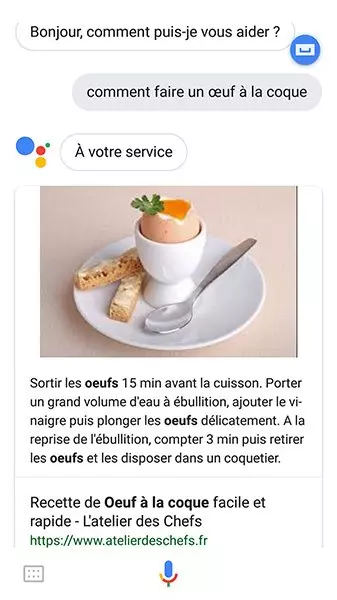 recherche vocale google