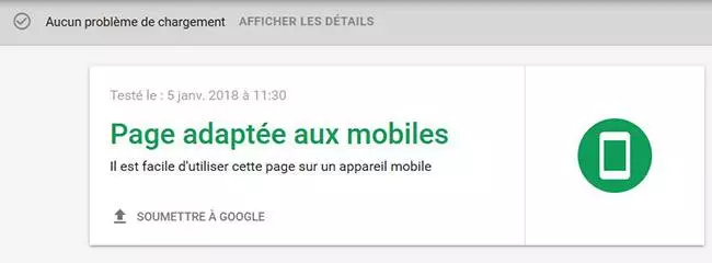 test mobile google