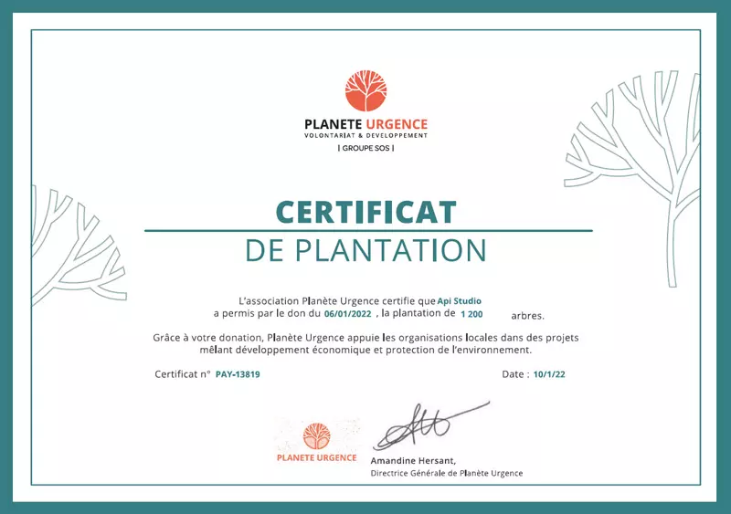 certificat planete urgence certificat planete urgence