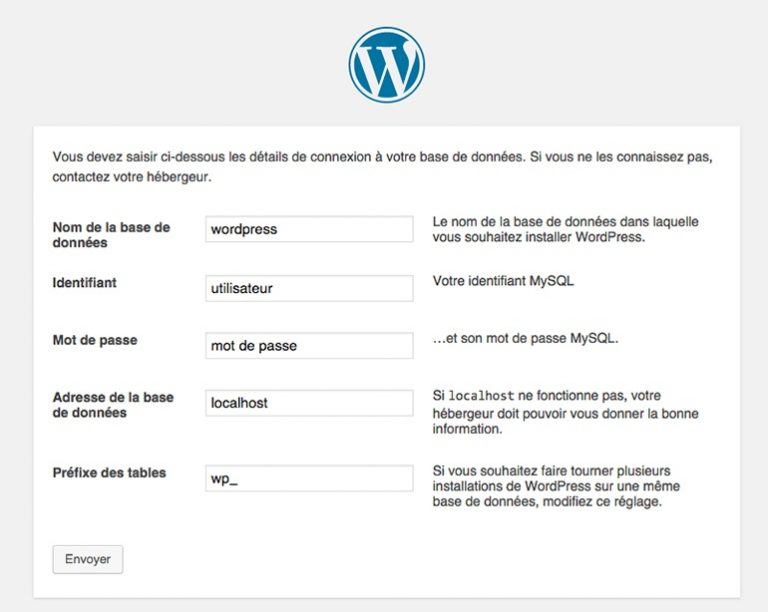 install wordpress